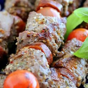 4 Brochettes au boeuf